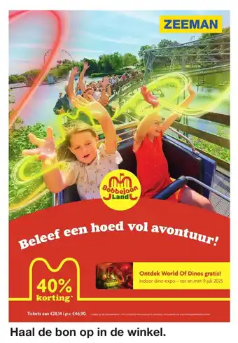 Zeeman Beleef een hoed vol avontuur! aanbieding