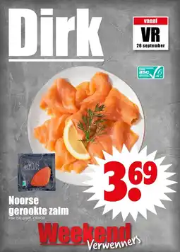 Dirk Noorse gerookte zalm aanbieding