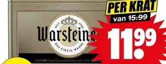 Dirk Warsteiner aanbieding