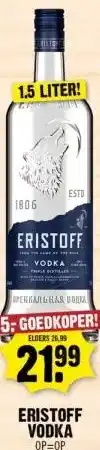 Dirk ERISTOFF VODKA aanbieding