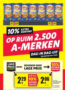 Nettorama Lay's chips paprika zak aanbieding