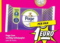 Nettorama Page vochtig toiletpapier aanbieding