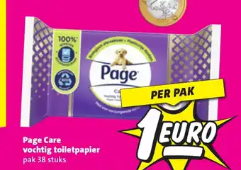 Nettorama Page vochtig toiletpapier aanbieding
