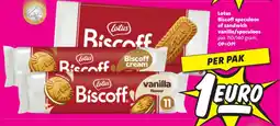 Nettorama Lotus Biscoff speculoos of sandwich vanille/speculoos aanbieding