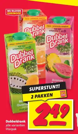 Nettorama Dubbeldrank aanbieding
