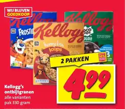 Nettorama Kellogg's ontbijtgranen aanbieding