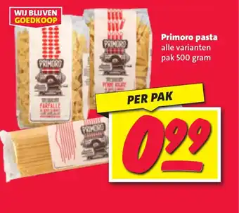 Nettorama Primoro pasta aanbieding