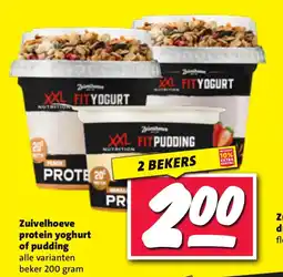 Nettorama Zuivelhoeve protein yoghurt of pudding aanbieding