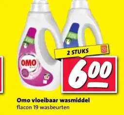 Nettorama Omo vloeibaar wasmiddel aanbieding