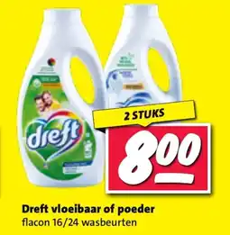 Nettorama Dreft vloeibaar of poeder aanbieding