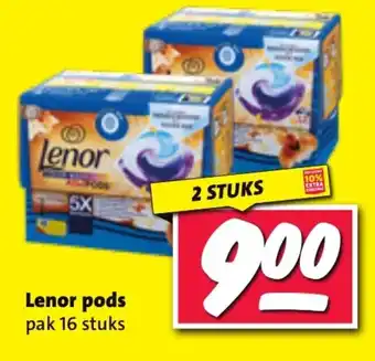 Nettorama Lenor pods aanbieding