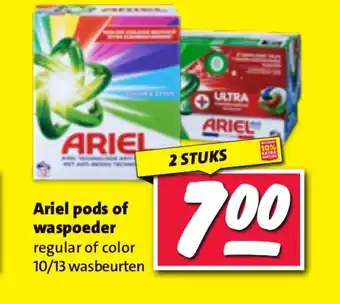 Nettorama Ariel pods of waspoeder aanbieding