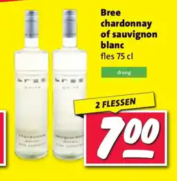 Nettorama Bree chardonnay of sauvignon blanc aanbieding