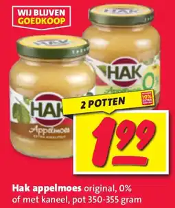 Nettorama Hak appelmoes original aanbieding