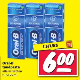 Nettorama Oral-B tandpasta aanbieding
