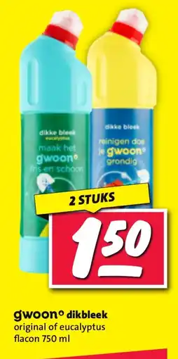 Nettorama Gwoon dikbleek aanbieding