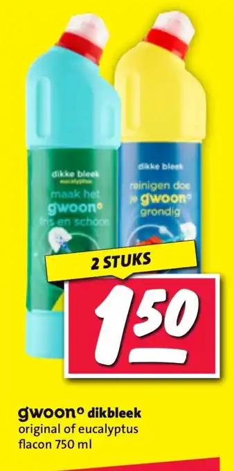 Nettorama Gwoon dikbleek aanbieding
