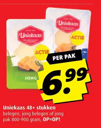 Boni Uniekaas 48+ stukken aanbieding
