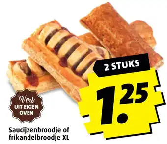 Boni Saucijzenbroodje of frikandelbroodje XL aanbieding