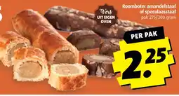 Boni Roomboter amandelstaaf of speculaasstaaf aanbieding
