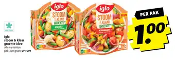 Boni Iglo stoom & klaar groente idee aanbieding