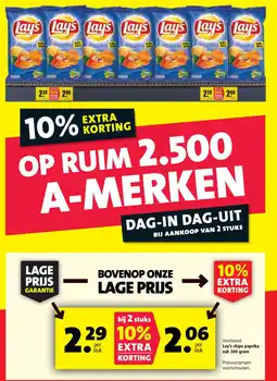 Boni Lays Chips paprika aanbieding