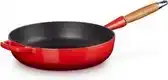 Bol.com Le Creuset Hapjespan Signature Kersenrood - ø 28 cm / 3.6 liter- geëmailleerde anti-aanbaklaag aanbieding
