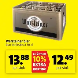 Boni Warsteiner bier aanbieding
