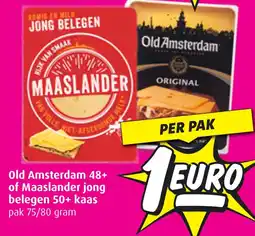 Boni Old Amsterdam of Maaslander jong belegen 50+ kaas aanbieding
