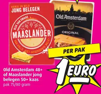 Boni Old Amsterdam of Maaslander jong belegen 50+ kaas aanbieding