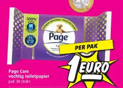 Boni Page Care vochtig toiletpapier aanbieding