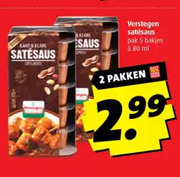 Boni Verstegen satésaus aanbieding