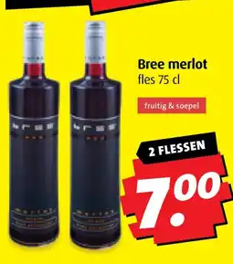 Boni Bree merlot aanbieding