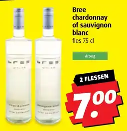 Boni Bree chardonnay of sauvignon blanc aanbieding