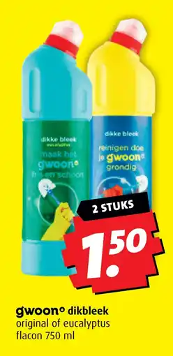 Boni Gwoonº dikke bleek aanbieding