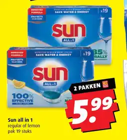Boni Sun all in 1 aanbieding