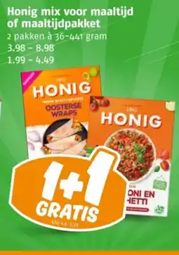 Poiesz Honig mix voor maaltijd of maaltijdpakket aanbieding