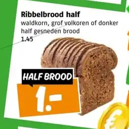 Poiesz Ribbelbrood half aanbieding