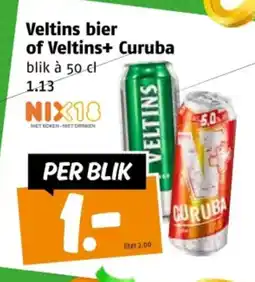 Poiesz Veltins bier of Veltins+ Curuba aanbieding