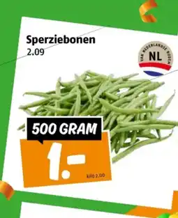 Poiesz Sperziebonen aanbieding