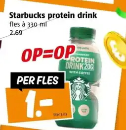 Poiesz Starbucks protien drink aanbieding