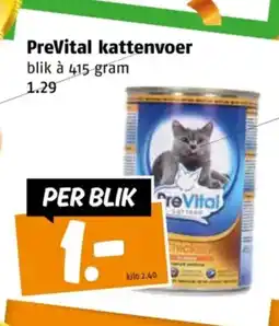 Poiesz PreVital kattenvoer aanbieding
