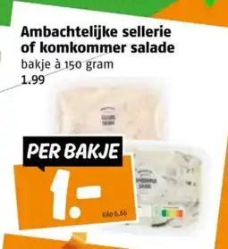 Poiesz Ambachtelijke sellerie of komkommer salade aanbieding