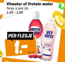 Poiesz Vitwater of Protein water aanbieding