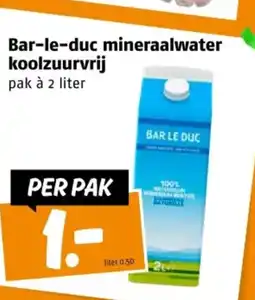 Poiesz Bar-le-duc mineraalwater koolzuurvrij aanbieding