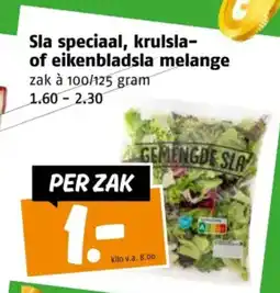 Poiesz Sla speciaal, krulsla- of eikenbladsla melange aanbieding