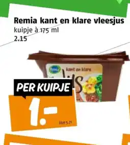 Poiesz Remia kant en klare vleesjus aanbieding