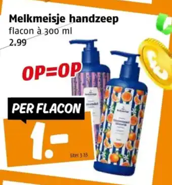 Poiesz Melkmeisje handzeep aanbieding