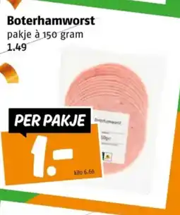 Poiesz Boterhamworst aanbieding