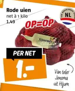 Poiesz Rode uien aanbieding